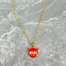 18K Gold Plated Kpop STRATKID SK BP AESP EN IDLE Letter Pendant Necklace, Korean Fashion, Fans Collectibles, Gift, Hip Hop Merch - Multicolor - View 8