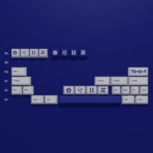 KenoKeys Blue Lock Yoichi Isagi Anime Keycap Set & Deskmat Mousepad Combo - Đen - Xem 3