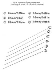 5pcs Extended Stainless Steel Beading Needles, 0.4 To 0.9mm 6 Sizes To Choose From, Ultra-Fine Precision Craftsmanship, Easy Threading, No Clogging, Widely Used For Beaded Bracelets, Necklaces, Bead Embroidery, Jewelry Assembly And Modification, Fabric Crafts, Sewing, Handmade Beading, Ideal Accessory Tool For Fabric DIY - Crystal Crochet 5-piece Set - View 9