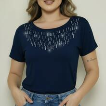 Women T-Shirts - 藏蓝色 - 查看 10
