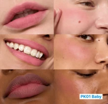 Fwee Blurry Pudding Pot Blush And Lip 5g | Soft Matte Airbrushed Finish | Buildable High Pigment Cream Blush Lip Tint | Lightweight Blurring Makeup | Satin Soft Focus Finish - Baby - Đứa bé - Xem 3