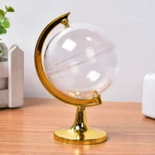 10个透明球形糖果盒，独特的圆形糖果展示架，适用于婚礼、派对、生日和各种庆祝活动 - 查看 8