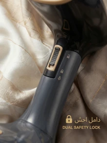 SOKANY Setrika Uap Genggam Lipat, Setrika Uap Portabel Bertenaga, Pemanasan Cepat 30 Detik, Tangki Air Anti Bocor 120ml, Setrika Mini untuk Perjalanan, Cocok untuk Rumah dan Perjalanan, Uap Berkelanjutan Sekali Sentuh - Hitam - View 10