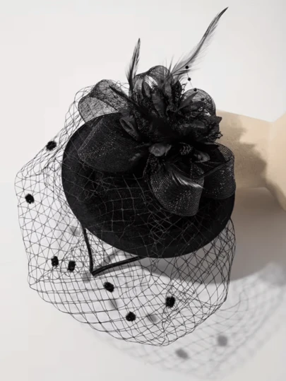 1 Chiếc Mũ Fascinators Cho Nữ, Mũ Tiệc Trà, Mũ Kentucky Derby những năm 1950, Kẹp Tóc Cho Cô Dâu, Mũ Cưới, Khăn Che Mặt Lồng Chim, Băng Đô Hoa, Phụ Kiện Đội Đầu những năm 1920, Mũ Đua Ngựa Cổ Điển, Mũ Trang Phục những năm 50, Mũ Victoria những năm 1940, Mũ Hộp, Phụ Kiện Cho Phụ Nữ, Bé Gái, Quà Sinh Nhật, Ngày của Mẹ, Quà Giáng Sinh