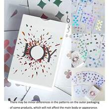 1pc Glamorous Girl Sparkle Playing Cards, Limited Edition Premium Cardboard Poker Cards, Multiple Patterns Available, Luxury Gold Glitter Collectible Poker Deck, Creative Personalized Game Cards, Playing Card Collection, High-End Cards, Card Collection - Multicolor - View 15