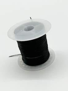 [30m/Roll]Black Beaded Elastic Cord, Suitable For Jewelry Making, Handmade Accessories And Other DIY Crafts - Black Elastic Rope - View 7