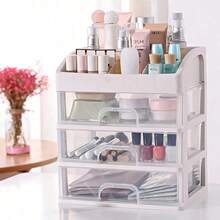 Caja Organizador De Cosméticos Tres Cajones - Ver 2