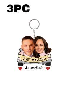 Custom Acrylic Bag Accessories - Wedding Photo Keychains, Personalized Photo Keychains, Bag Pendants, Suitable As Valentine's Day Gifts - Multicolor 3 - View 17