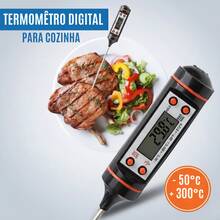 Termômetro Culinário Tipo Espeto Digital De Cozinha - Termômetro culinário - Visão 1