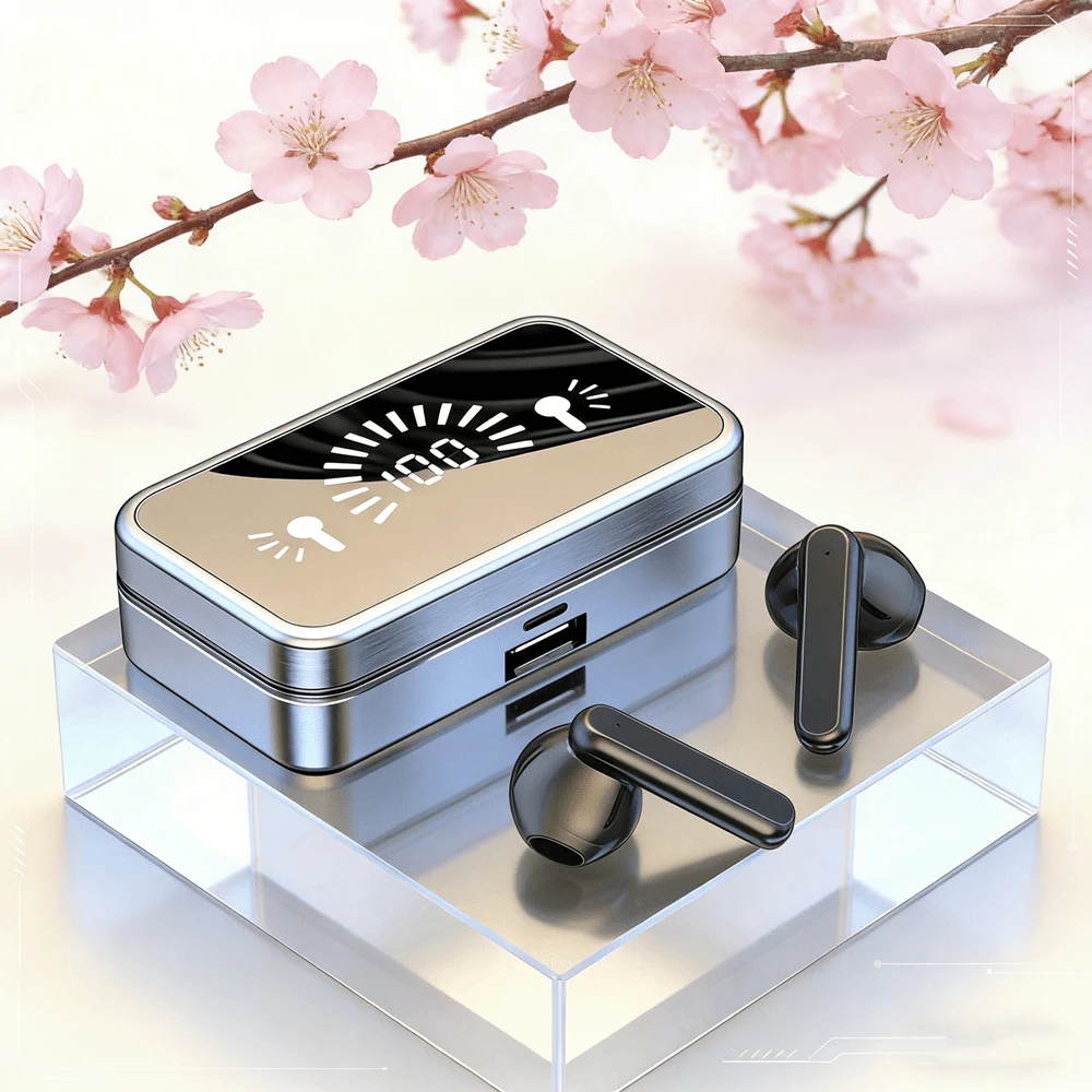 TWS S20 真无线蓝牙耳机 HiFi 立体声运动游戏耳机助听器带麦克风免提通话。 - 查看 1