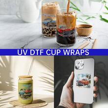 XRTHGS 12PCS/SET Miếng dán tự dính kiểu UV DTF dùng cho cốc cà phê, bình nước, trang trí nhà cửa, laptop và tủ lạnh (Không bao gồm cốc thủy tinh) - Nhiều màu - Xem 5
