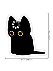 1 miếng dán hình mèo đen đang tải, hình dán mèo đen dễ thương cho laptop, hình dán mèo Void Cat meme bằng vinyl, quà tặng hài hước, hình dán bình nước chống thấm nước, trang trí cốc mờ, hình dán sổ tay mèo Void, quà tặng hoàn hảo cho người hướng nội yêu mèo, hình dán mèo ngộ nghĩnh cho xe hơi, hình dán mèo đang tải bằng vinyl cho bình nước, đồ dùng làm sổ lưu niệm, văn phòng phẩm, hình dán hài hước. - A - Xem 2