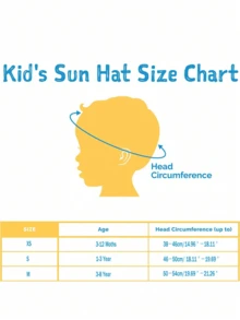2pcs Adjustable Brim Bucket Hat, Multi-Size 6 Months To 8 Years Old Kids Bucket Hat, Boys Girls Dual-Color Print Cap - Multicolor - View 11