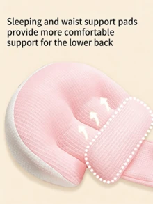 1pc Maternity Pillow, Breathable Mesh U-Shaped Pregnancy Pillow, Adjustable Side Sleeper Lumbar Support Pillow, Soft & Skin-Friendly Pregnancy Pillow - 1 PC Pregnancy Pillow - View 8