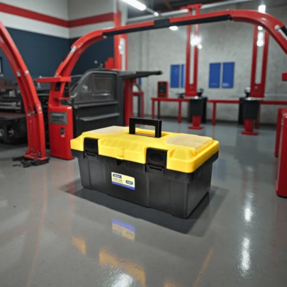 便携式工具箱，塑料汽车维修工具收纳箱，五金工具箱