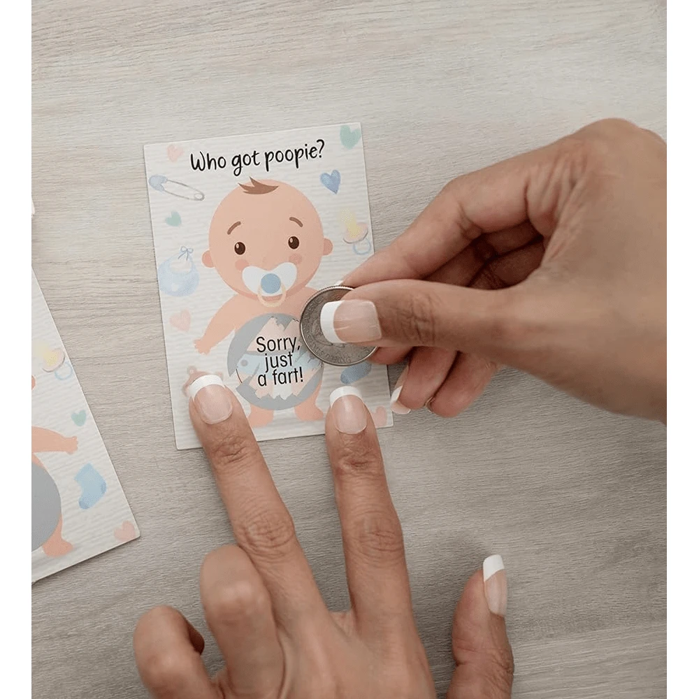 Forever Lily Baby Shower Scratch Off Game - 33 Card Pack - A - View 1