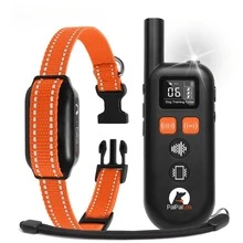 PaiPaitek No Shock Dog Training Collar With Remote 3300ft Range, Humane Vibrating Dog Collar, 3 Modes Ultrasonic, Beep, Vibration For Small Medium Large Dogs - No Prongs - Multicolor - View 2