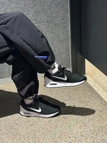 Nike AIR MAX VERSE 舒適 低筒跑步鞋 男款 黑色 - 黑色 - 查看 8