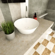 1 Rolle beige Marmor Selbstklebende Tapete, hergestellt aus PET-Material, wasserfest und fleckresistent, einfach zu installieren und abnehmbar, geeignet für Küchenschränke, Esstische, Schubladen, Möbelrenovierung, Schlafzimmer, Wohnzimmer, Wand-Dekoration in Studentenwohnheimen, einfach zu reinigen und zuzuschneiden. - Beiger Marmor - Übersicht 5