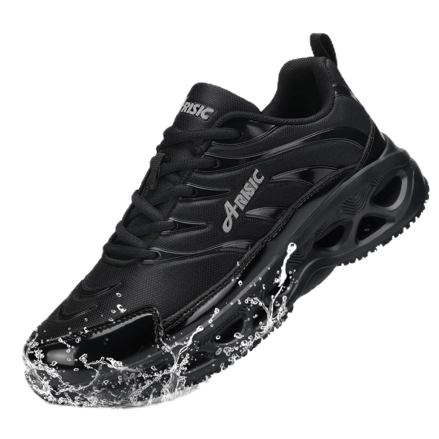 Sporty    Lace Up    All  Season - Black - View 1