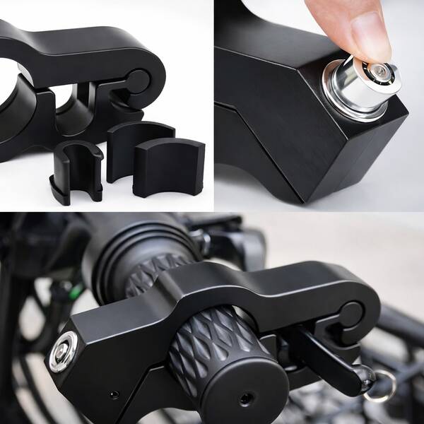 Trava De Freio Anti-furto Moto Acelerador Cadeado Manete Acessório de Motocicleta