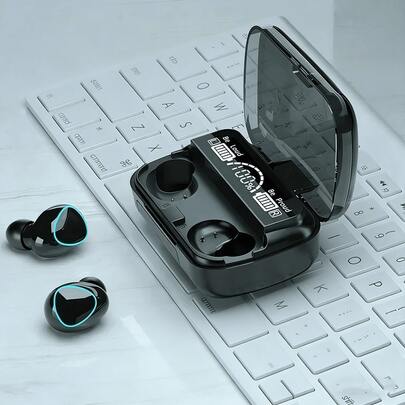 M10 TWS Bluetooth Earphones LED Digital Display HiFi Stereo Music Wireless Earbuds Gaming Earphones Inear Headphones For Phones