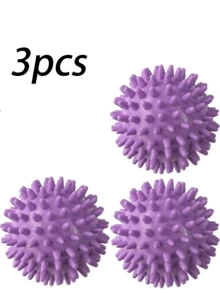 1/4/6pcs Reusable Laundry Balls - Free Dryer Balls Included, Fabric Softener Alternative, Effectively Removes Stains And Hair. Solid Laundry Balls. - Multicolor - View 28