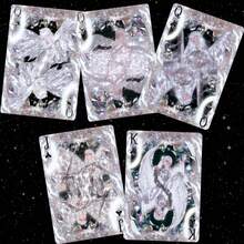 1pc Glamorous Girl Sparkle Playing Cards, Limited Edition Premium Cardboard Poker Cards, Multiple Patterns Available, Luxury Gold Glitter Collectible Poker Deck, Creative Personalized Game Cards, Playing Card Collection, High-End Cards, Card Collection - Multicolor - View 7