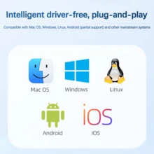 Lenovo 联想 Type-C 扩展坞、USB-C 适配器、分线器、HDMI 转 VGA 转换器、PD 快速充电适配器、笔记本扩展坞 LC05-V [USB*3 + HDMI + PD] - 查看 10