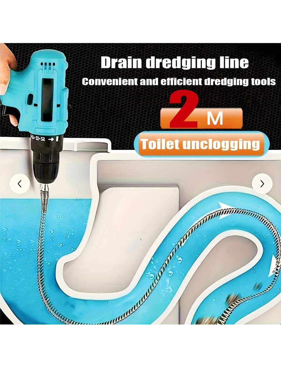 1-Piece Set - Multi-Functional Sink And Toilet Plunger, Hair And Waste Removal Expert, Bathroom And Kitchen Drain Cleaner, Plunger Accessory - Easy To Use, Space-Saving Design