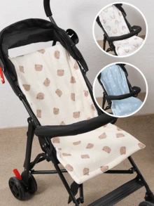 1pc Baby Stroller Pad, All-Season Stroller Seat Cushion, Cleaning Mat, Stroller Accessories - Multicolor - View 2