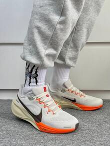 Nike AIR ZOOM PEGASUS 41 CNY“蛇年限量版”舒适百搭防滑耐穿男士低帮休闲跑鞋，米橙棕 - 白紅 - 查看 9