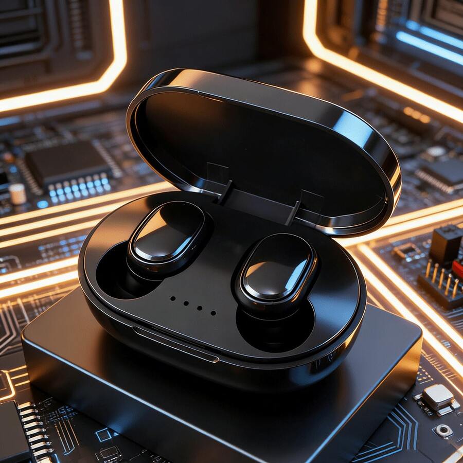 A6S 蓝牙耳机入耳式马卡龙 5.3 TWS 耳机运动双耳立体声按钮带麦克风无线跑步 - 查看 1