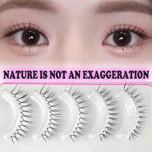 ‌Fairy Comics Transparent Demon Girl Group Full Strip False Eyelashes – Natural Korean-Style Lashes With Invisible Band - View 5