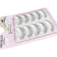 ‌Fairy Comics Transparent Demon Girl Group Full Strip False Eyelashes – Natural Korean-Style Lashes With Invisible Band - View 6