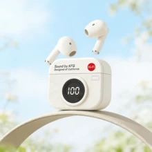 蓝牙5.3无线耳机，LED数字显示屏，24小时续航，Hi-Fi游戏耳机，防水运动耳机 - 查看 2