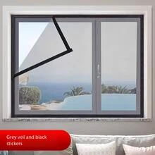 Summer Mosquito Repellent Wonder! Mosquito Nets And Window Screens Are Essential Items For Every Household In Summer. They Are Extremely Easy To Install, And Healthy, And Can Repel All Mosquitoes. Gray Mesh, Black Frame (With Black Hook And Loop Included) - A - View 12