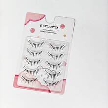 Voluminous 9–10 Mm Strip Lashes With Transparent Clear Band – Featherlight, Hypoallergenic, Ideal For Everyday Wear - View 5
