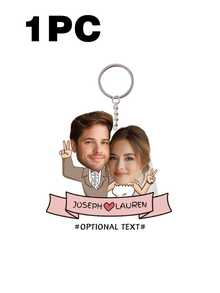 Custom Acrylic Bag Accessories - Wedding Photo Keychains, Personalized Photo Keychains, Bag Pendants, Suitable As Valentine's Day Gifts - Multicolor 3 - View 28