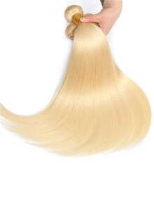 #613 12A 真人发束 14-28 英寸直发 未经加工 金色 - S613 - 查看 5