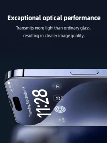 3pcs Tempered Glass Screen Protector Compatible With Apple 16 / 16 Pro / 15 / 15 Pro Max, High Definition, High Transparency, High Hardness, Anti-Scratch, Anti-Fingerprint, Compatible With Phone Cases - Clear - View 10