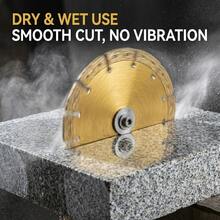 3片装（100毫米/115毫米/125毫米）金刚石锯片 | 快速切割大理石、瓷砖、花岗岩，高效排屑，切割平滑 - 鑽石鋸片 - 查看 3