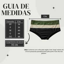 Men's Green Black Striped Swim Trunks Lined Beachwear New Arrival - xanh quân đội - Xem 4