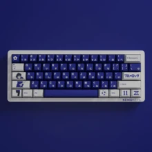 KenoKeys Blue Lock Yoichi Isagi Anime Keycap Set & Deskmat Mousepad Combo - Đen - Xem 4