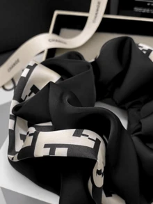 1个女士缎面字母多功能发圈 - 彩色 - 查看 5