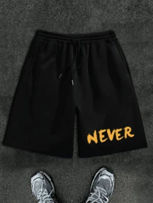 1PCKnitted Men's Two-Piece T-Shirt And Shorts Set For Everyday Comfort And Style Never Give Up Print Set,L Vintage Shirts Graphic Tees Men Camisas Para Hombre Funny Shirts Printed & Shipped In USA Men Tops For Summer,Vintage Gothic Cross & Letter Print, Cotton Loose Fit Short Sleeve Tee | Graphic Tee, Men's Heavyweight Cotton T-Shirt, Solid Color Short Sleeve Crewneck Tee, Relaxed Fit For Casual & Everyday Wear | Men's Fashion, Basic Tee, Plain T-Shirt, Cotton, Streetwear, Minimalist, Summer Top, Wardrobe Staple, High Quality, Solid Tee,Graphic Tees, Oversized T-Shirt, Polo Shirt, Button Up Shirt, Vintage Graphic Tee, Streetwear Tops, Waffle Knit Shirt, Men's Henley, Linen Shirt, Basic Tee - Black T-shirt + black shorts - 查看 3