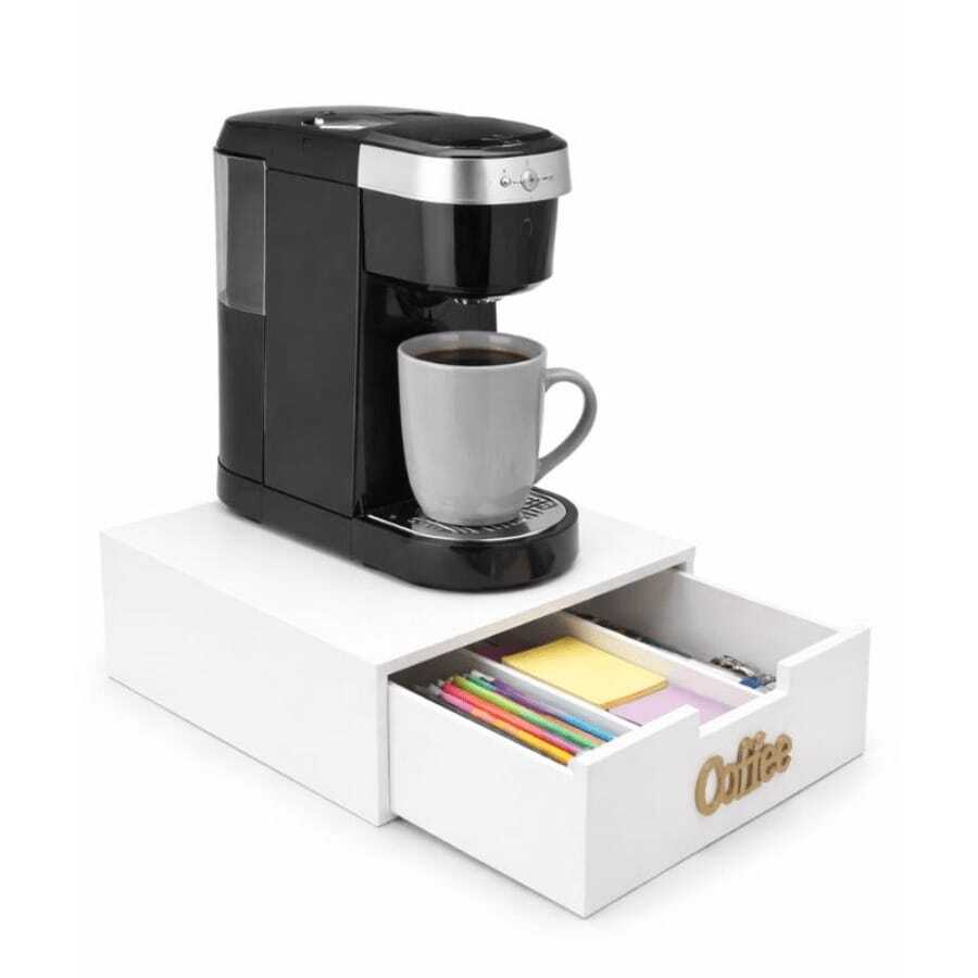 Scatola portacapsule per caffè - scritta oro - Visualizzare 1