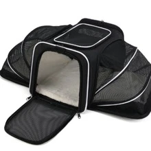 Pet Carrier Bag For Pets Up To 9kg, Expandable, Suitable For Airplane Travel, Premium For Dogs And Cats. - 白色 - 查看 7