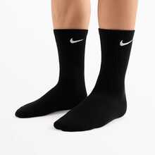 Nike Classic Fashion Versatile Minimalist Daily Sports Socks Unisex 3 Pairs Mid-Calf Training Socks SX7676 - SX7676-010 - View 8