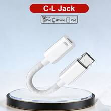 1-2个通用男女通用编织高速USB-C适配器，兼容苹果17/16/15系列，多设备连接稳定无延迟，办公、旅行和娱乐必备 - 白色 - 查看 2